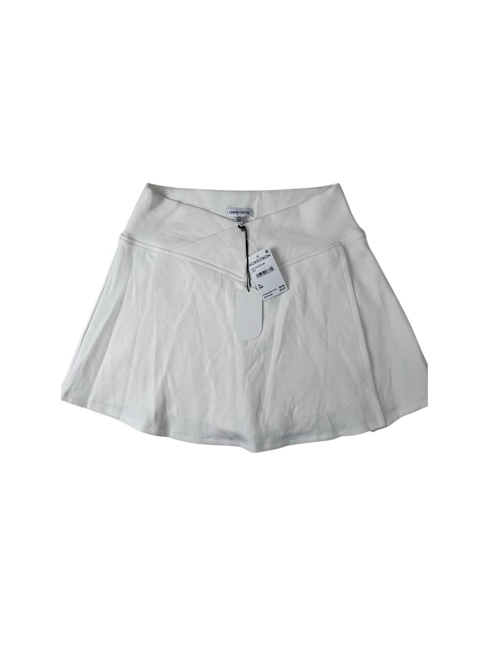 Urban Social Ivory Tennis Skort XL NWT Athletic Golf Pickleball Activewear
